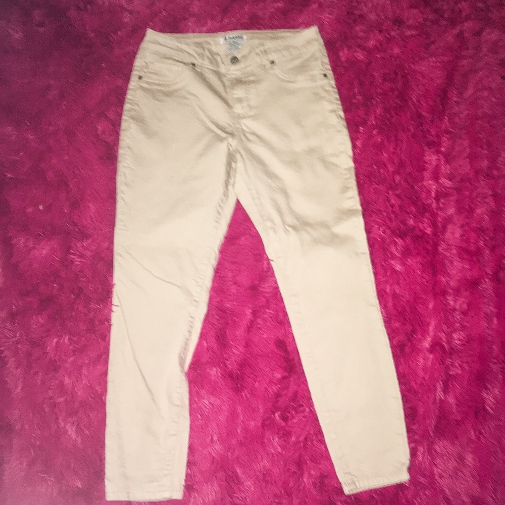 Pastel pink jeans. Worn once!